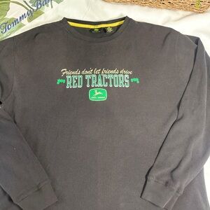 John Deere Men's Black Long Sleeve Thermal Shirt